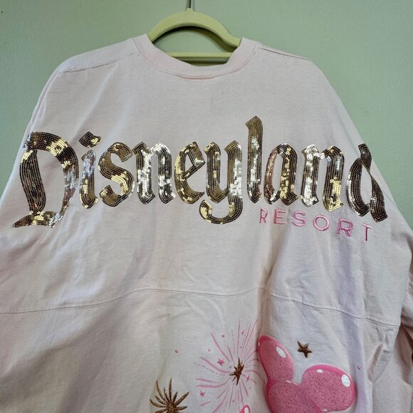 DISNEYLAND Mickey Balloon Spirit Jersey Womens XXL 2XL Disney Parks 2024 Sequins - Picture 3 of 13
